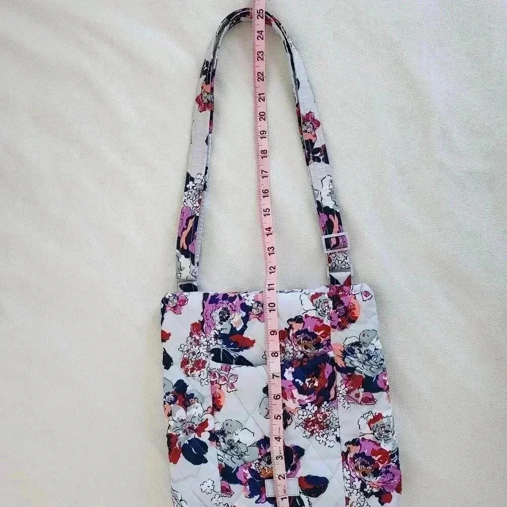 Vera Bradley Crossbody Bag Floral Quilted Lightweight Travel Purse - Picture 5 of 8